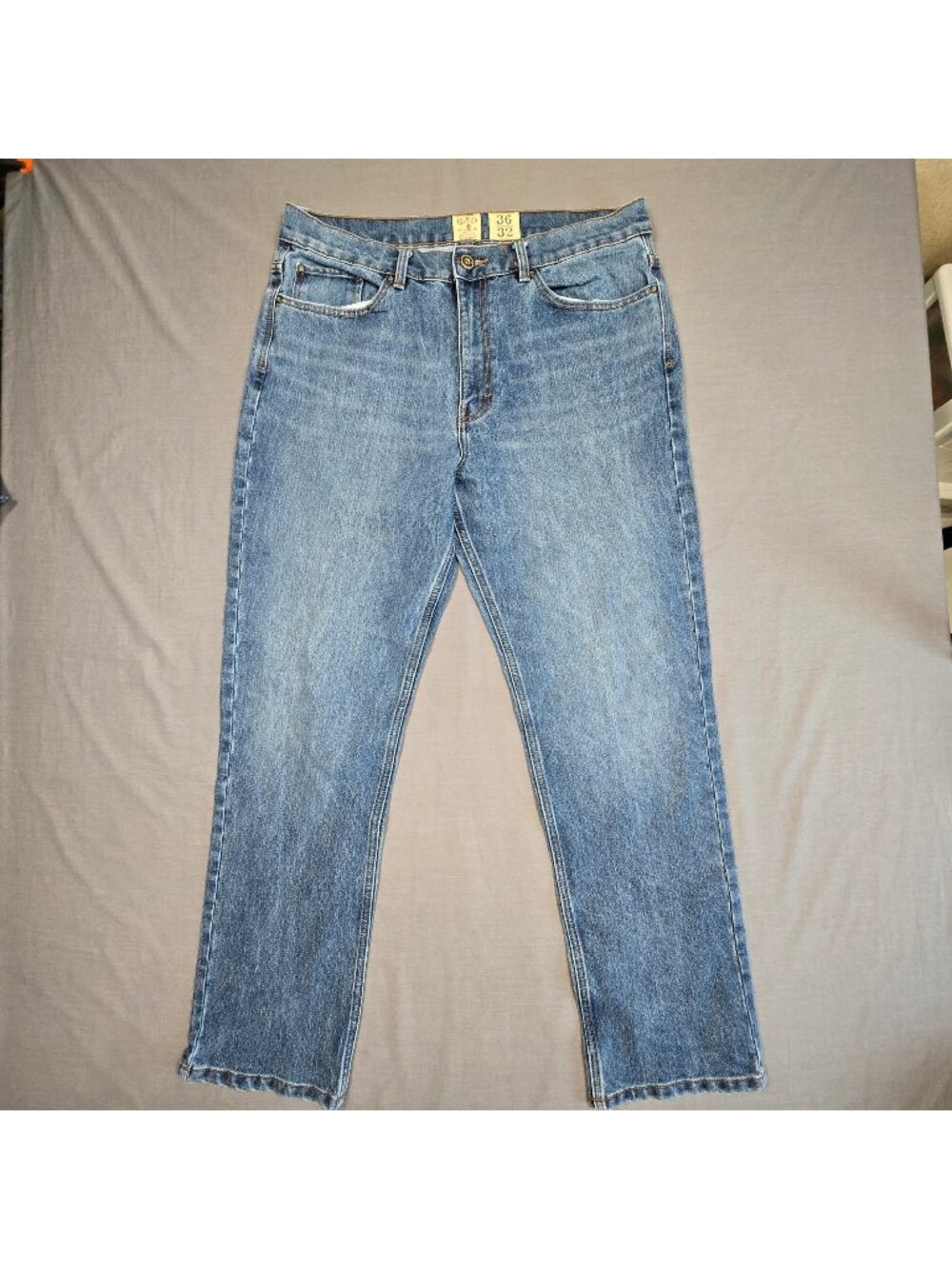 Red Head Mens Jeans Size 36x32 Blue Straight Fit Cotton Denim Medium Wash